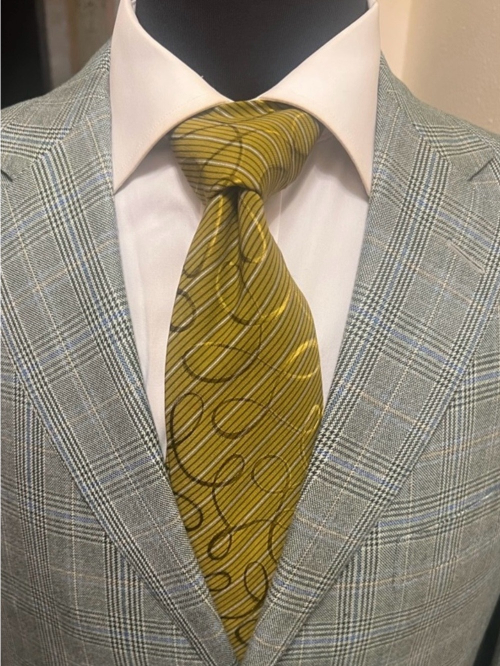 Brioni Mens Silk Tie Mint
